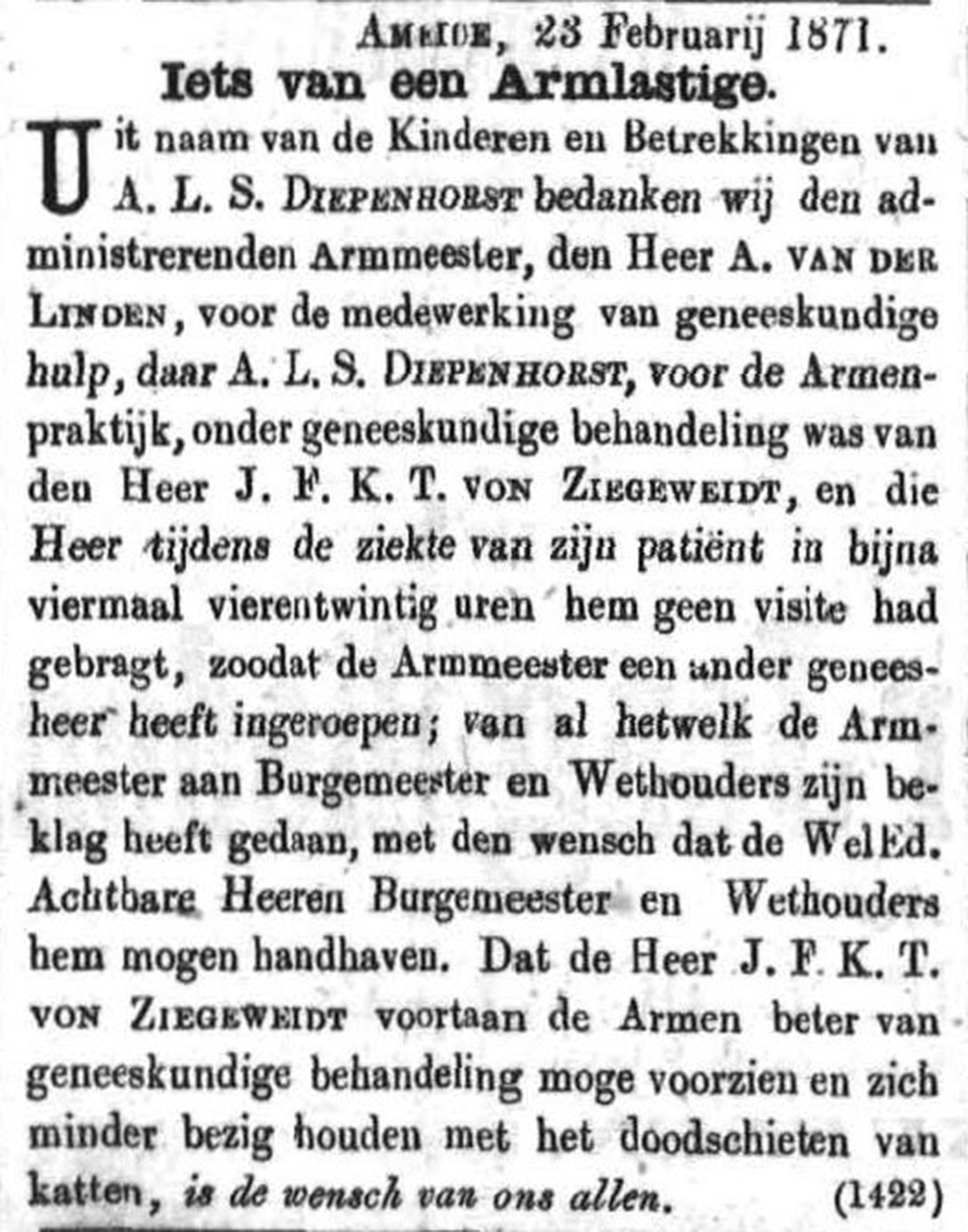 Schoonhovensche Courant 00087 1871-02-26 artikel 2